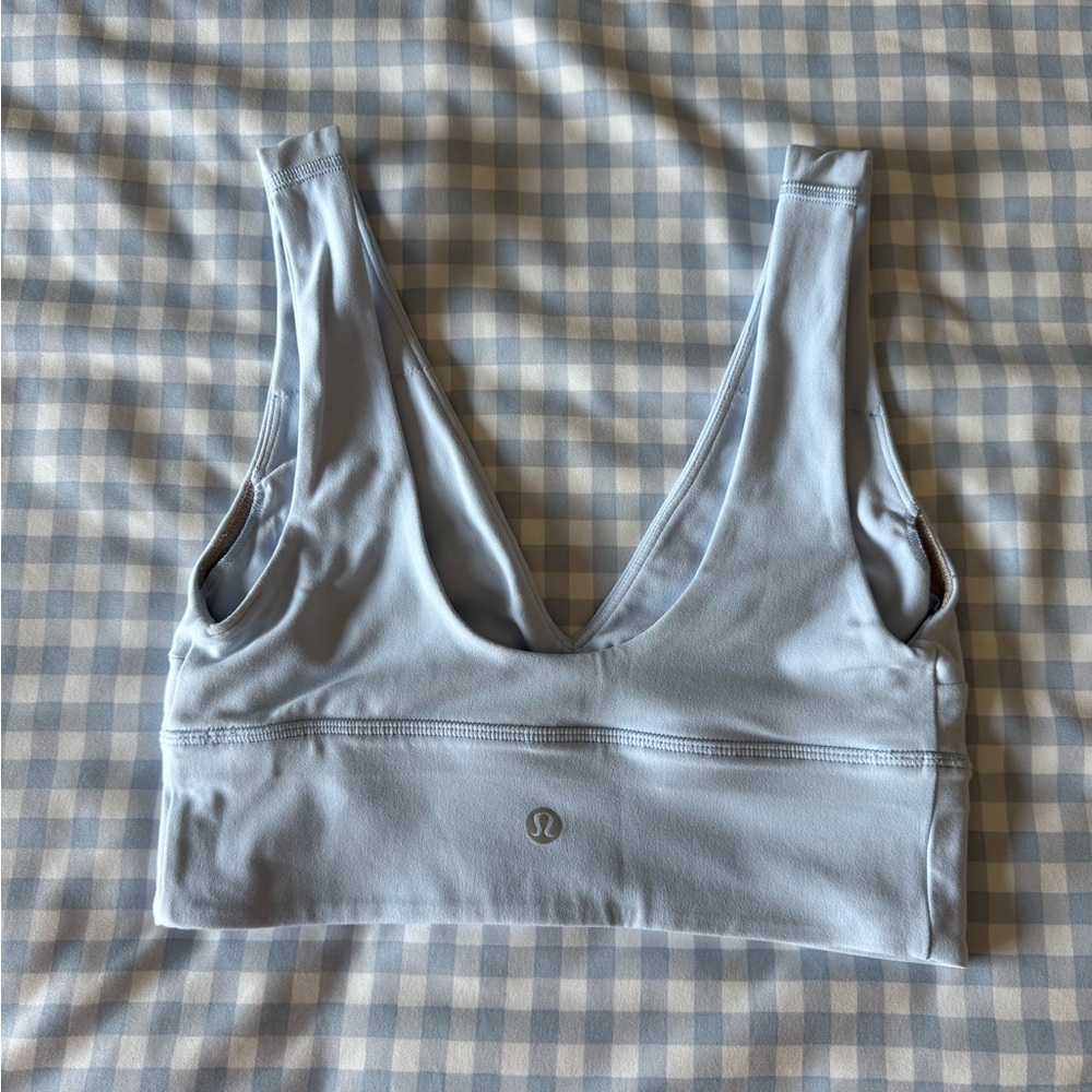 lululemon athletica Pale Blue Scoop Sports Bra